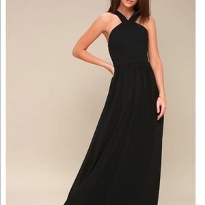 Black formal dress